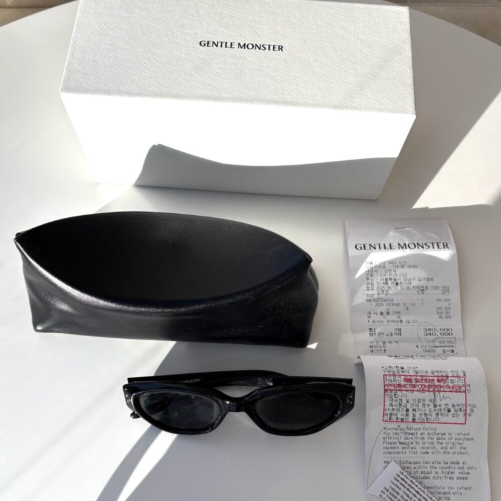 2025 Gentle Monster Duns 01 with box and receipt